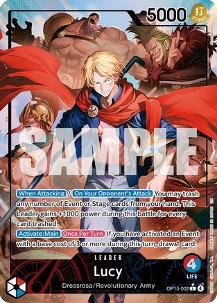 Image of Lucy (Alternate Art) (OP15-002) - Adventure on Kami's Island Foil