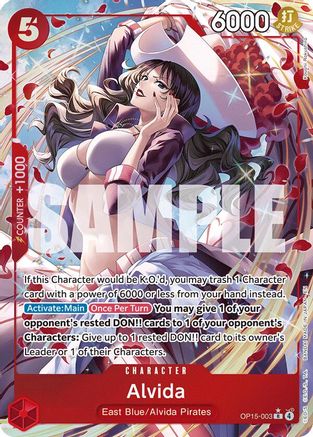 Image of Alvida (Alternate Art) (OP15-003) - Adventure on Kami's Island Foil