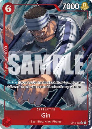 Image of Gin (Alternate Art) (OP15-007) - Adventure on Kami's Island Foil