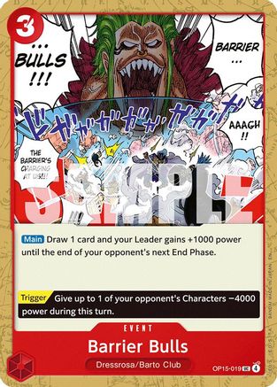 Image of Barrier Bulls (OP15-019) - Adventure on Kami's Island