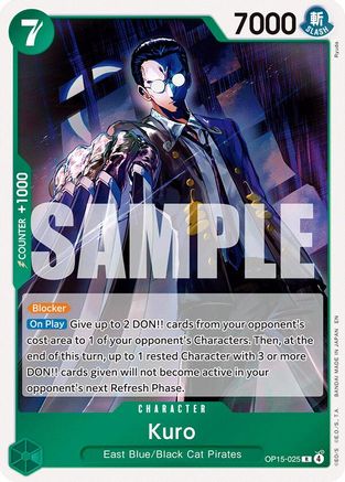 Image of Kuro (OP15-025) - Adventure on Kami's Island Foil