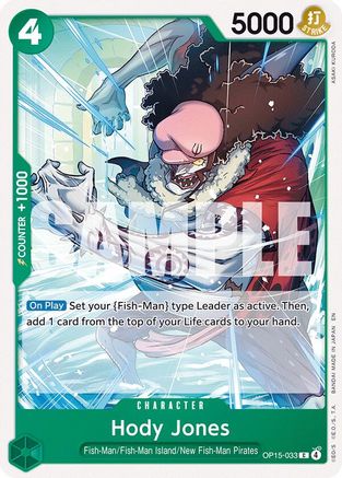 Image of Hody Jones (OP15-033) - Adventure on Kami's Island