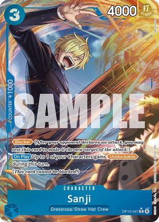 Image of Sanji (OP15-047) (Alternate Art) (OP15-047) - Adventure on Kami's Island Foil
