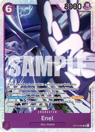 Image of Enel (OP15-060) (OP15-060) - Adventure on Kami's Island Foil