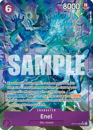 Image of Enel (OP15-060) (Alternate Art) (OP15-060) - Adventure on Kami's Island Foil