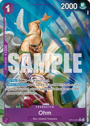 Image of Ohm (Alternate Art) (OP15-061) - Adventure on Kami's Island Foil