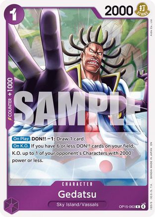 Image of Gedatsu (OP15-063) - Adventure on Kami's Island Foil