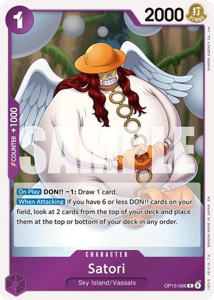 Image of Satori (OP15-066) - Adventure on Kami's Island Foil