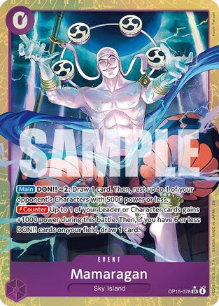 Image of Mamaragan (Alternate Art) (OP15-078) - Adventure on Kami's Island Foil