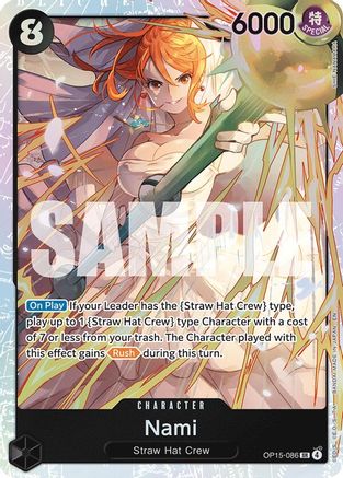 Image of Nami (OP15-086) (OP15-086) - Adventure on Kami's Island Foil