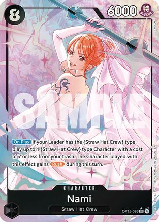 Image of Nami (OP15-086) (Alternate Art) (OP15-086) - Adventure on Kami's Island Foil