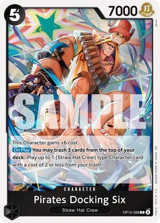 Image of Pirates Docking Six (OP15-088) - Adventure on Kami's Island Foil