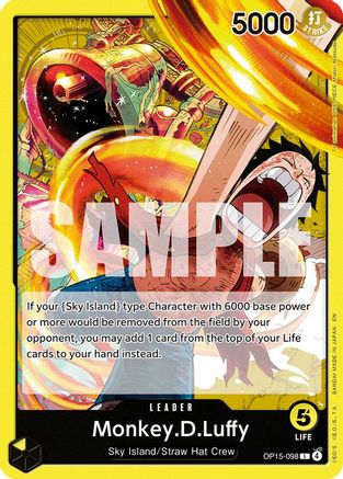 Image of Monkey.D.Luffy (OP15-098) (OP15-098) - Adventure on Kami's Island