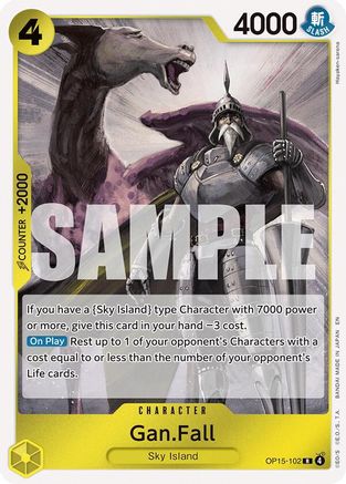 Image of Gan.Fall (OP15-102) - Adventure on Kami's Island Foil