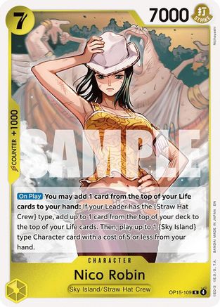 Image of Nico Robin (OP15-109) (OP15-109) - Adventure on Kami's Island Foil