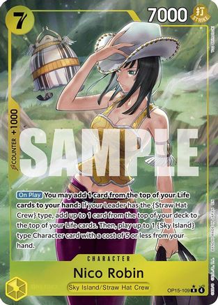 Image of Nico Robin (OP15-109) (Alternate Art) (OP15-109) - Adventure on Kami's Island Foil
