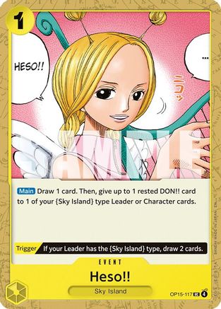 Image of Heso!! (OP15-117) - Adventure on Kami's Island
