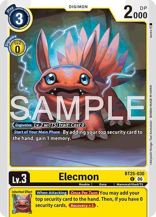 Image of Elecmon (BT25-030) - Dual Revolution