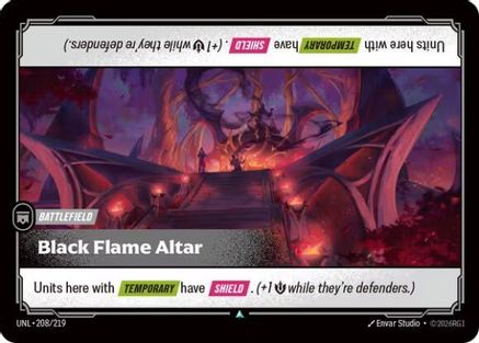 Image of Black Flame Altar (208/219) - Unleashed