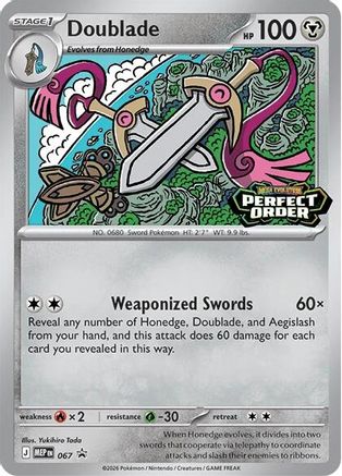 Image of Doublade - 67 [ME Mega Evolution Promo] - Holofoil