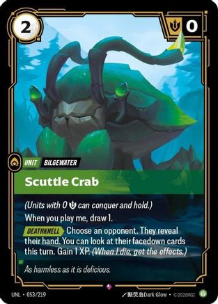 Image of Scuttle Crab (053/219) - Unleashed Foil