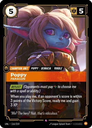 Image of Poppy - Paragon (116/219) - Unleashed Foil