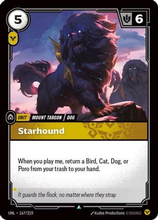 Image of Starhound (167/219) - Unleashed Foil