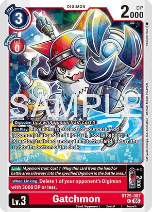 Image of Gatchmon (BT25-007) - Dual Revolution