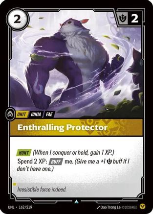 Image of Enthralling Protector (162/219) - Unleashed Foil