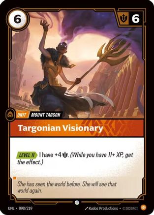 Image of Targonian Visionary (098/219) - Unleashed Foil