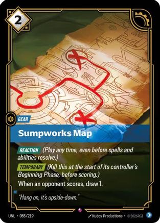 Image of Sumpworks Map (085/219) - Unleashed Foil