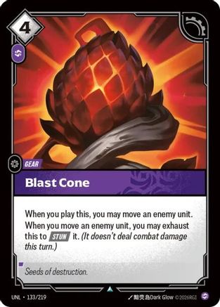 Image of Blast Cone (133/219) - Unleashed Foil