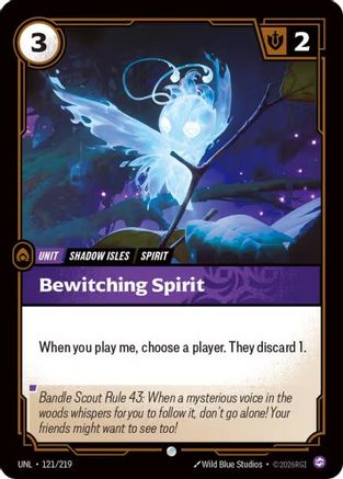 Image of Bewitching Spirit (121/219) - Unleashed Foil