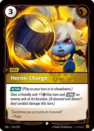 Image of Heroic Charge (155/219) - Unleashed