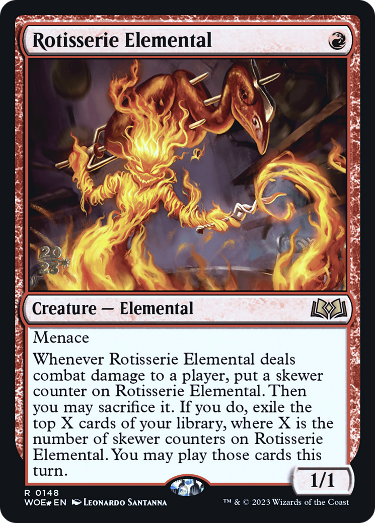 Image of Rotisserie Elemental [Wilds of Eldraine Prerelease Promos]