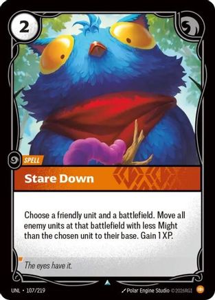 Image of Stare Down (107/219) - Unleashed