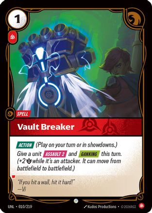 Image of Vault Breaker (010/219) - Unleashed