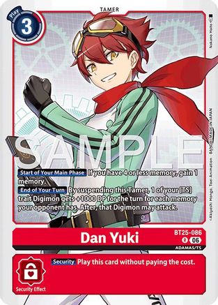 Image of Dan Yuki (BT25-086) - Dual Revolution Foil