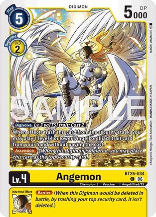 Image of Angemon (BT25-034) - Dual Revolution
