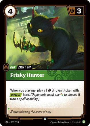 Image of Frisky Hunter (033/219) - Unleashed Foil