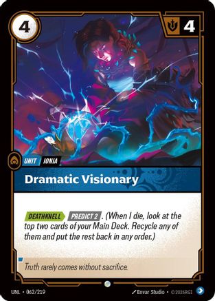 Image of Dramatic Visionary (062/219) - Unleashed Foil
