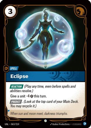 Image of Eclipse (063/219) - Unleashed Foil