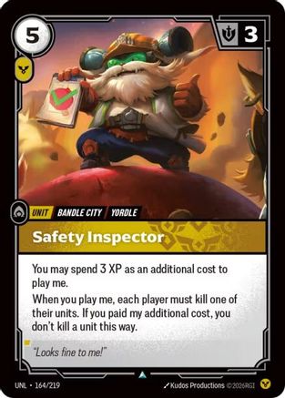 Image of Safety Inspector (164/219) - Unleashed