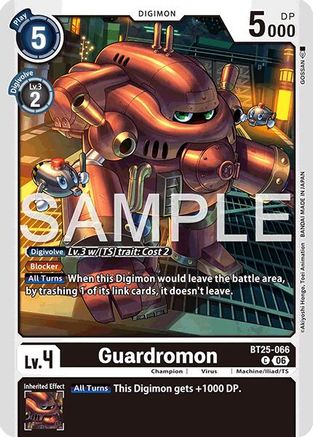 Image of Guardromon (BT25-066) - Dual Revolution