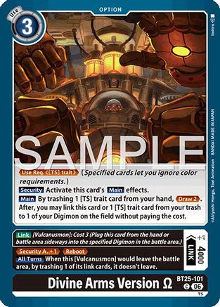 Image of Divine Arms Version (BT25-101) - Dual Revolution