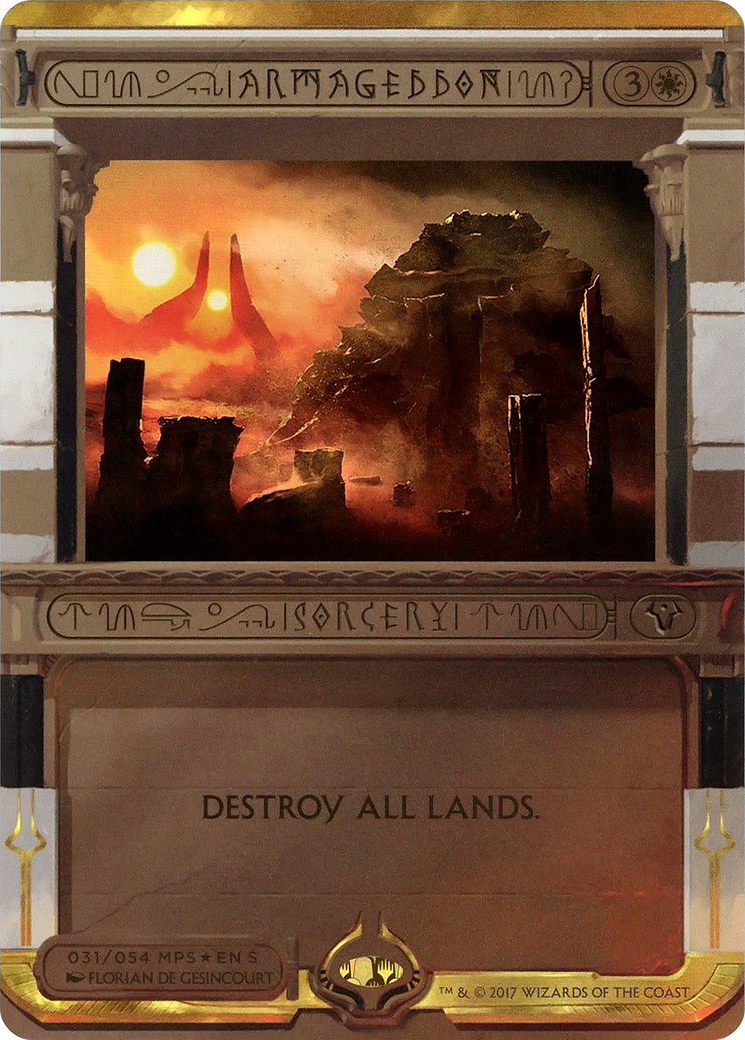 Image of Armageddon (Invocation) [Amonkhet Invocations]