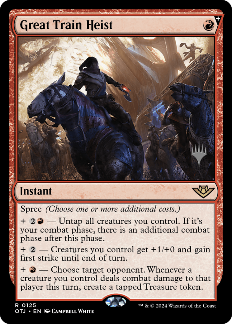 Image of Great Train Heist (Promo Pack) [Outlaws of Thunder Junction Promos]
