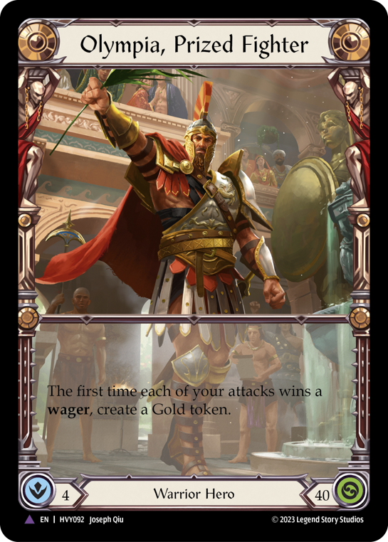 Image of Olympia, Prized Fighter (Marvel) [HVY092] (Heavy Hitters)  Cold Foil