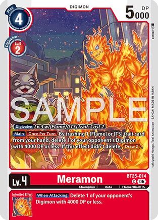 Image of Meramon (BT25-014) - Dual Revolution