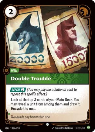Image of Double Trouble (032/219) - Unleashed